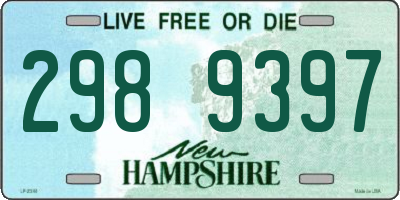 NH license plate 2989397