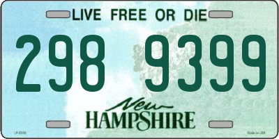 NH license plate 2989399