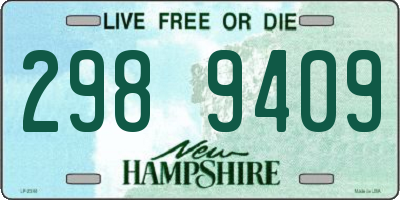 NH license plate 2989409