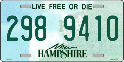 NH license plate 2989410