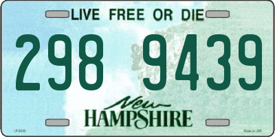 NH license plate 2989439