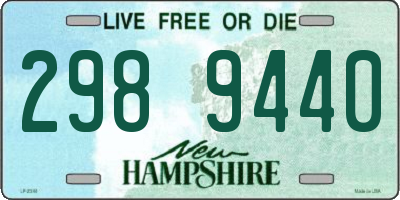 NH license plate 2989440