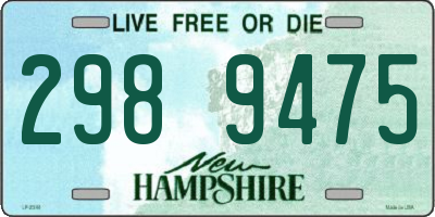 NH license plate 2989475