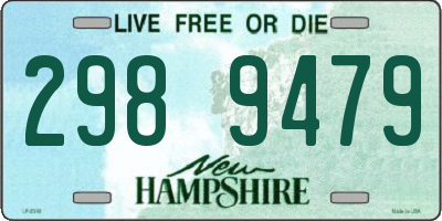 NH license plate 2989479