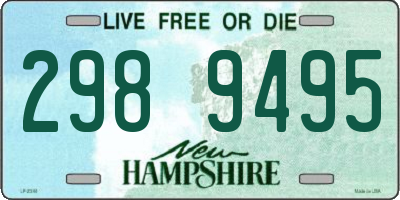NH license plate 2989495