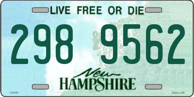 NH license plate 2989562