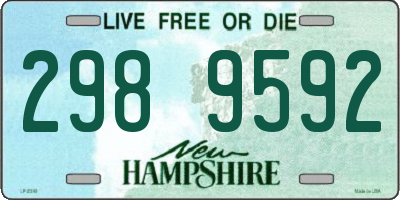 NH license plate 2989592
