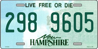 NH license plate 2989605