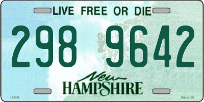 NH license plate 2989642