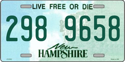 NH license plate 2989658