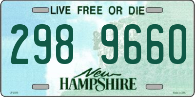 NH license plate 2989660