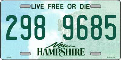NH license plate 2989685