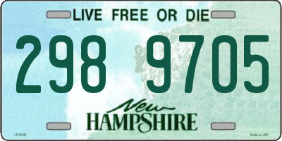 NH license plate 2989705