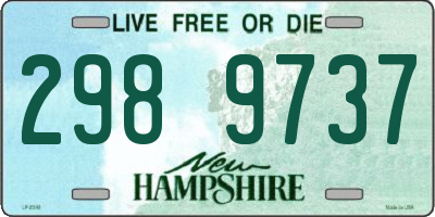NH license plate 2989737