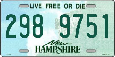 NH license plate 2989751