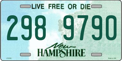NH license plate 2989790