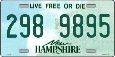 NH license plate 2989895
