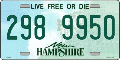 NH license plate 2989950
