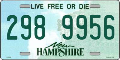 NH license plate 2989956