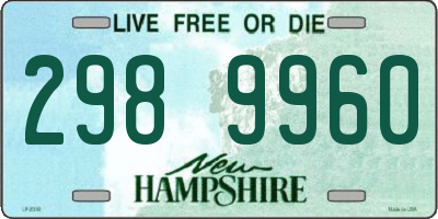 NH license plate 2989960