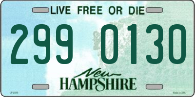 NH license plate 2990130