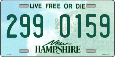NH license plate 2990159