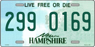 NH license plate 2990169