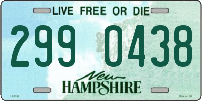 NH license plate 2990438