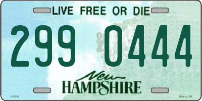 NH license plate 2990444