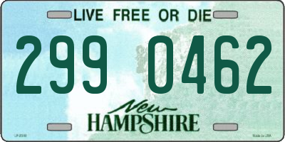 NH license plate 2990462