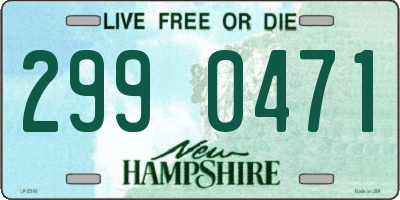NH license plate 2990471