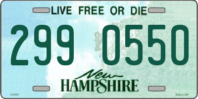 NH license plate 2990550