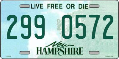 NH license plate 2990572
