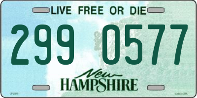 NH license plate 2990577