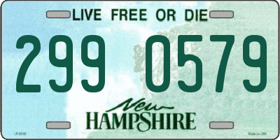 NH license plate 2990579