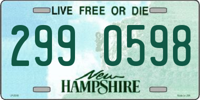 NH license plate 2990598