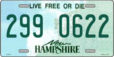 NH license plate 2990622