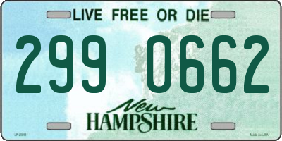 NH license plate 2990662