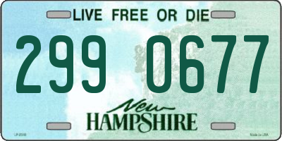 NH license plate 2990677