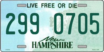 NH license plate 2990705