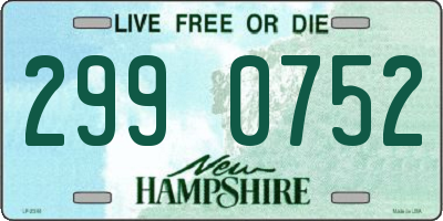 NH license plate 2990752