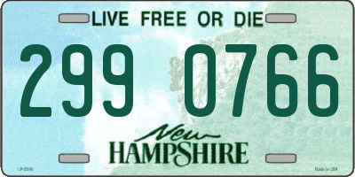 NH license plate 2990766