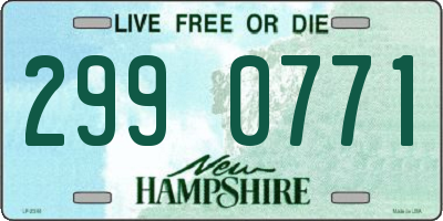NH license plate 2990771
