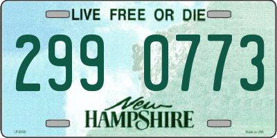 NH license plate 2990773