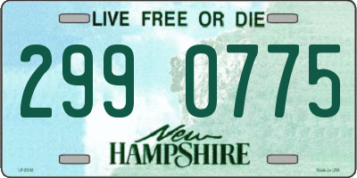 NH license plate 2990775