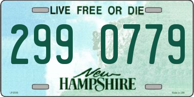 NH license plate 2990779