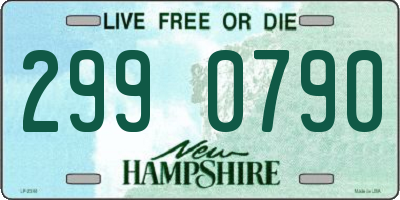 NH license plate 2990790