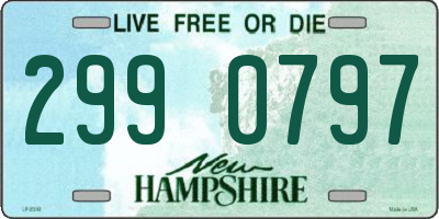 NH license plate 2990797