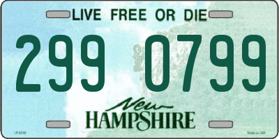 NH license plate 2990799