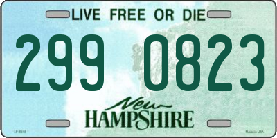 NH license plate 2990823